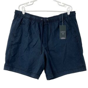 VRST THE EASY SHORTS MENS SIZE XL SLATE STRETCH ACID WASH COTTON BLEND ATHLETIC